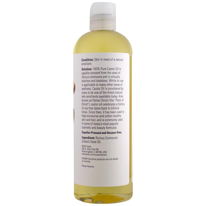 [HCM]Now Solutions Castor Oil (473 ml) Dầu castor Mỹ