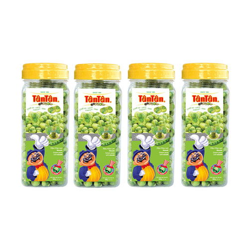 Combo 4 hũ Đậu Hòa Lan Wasabi Tân Tân 190g