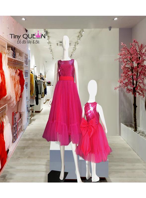 Đầm đôi Mẹ & Bé dự tiệc xuất Mỹ, Úc, Canada. (Giá 1 sản phẩm)
