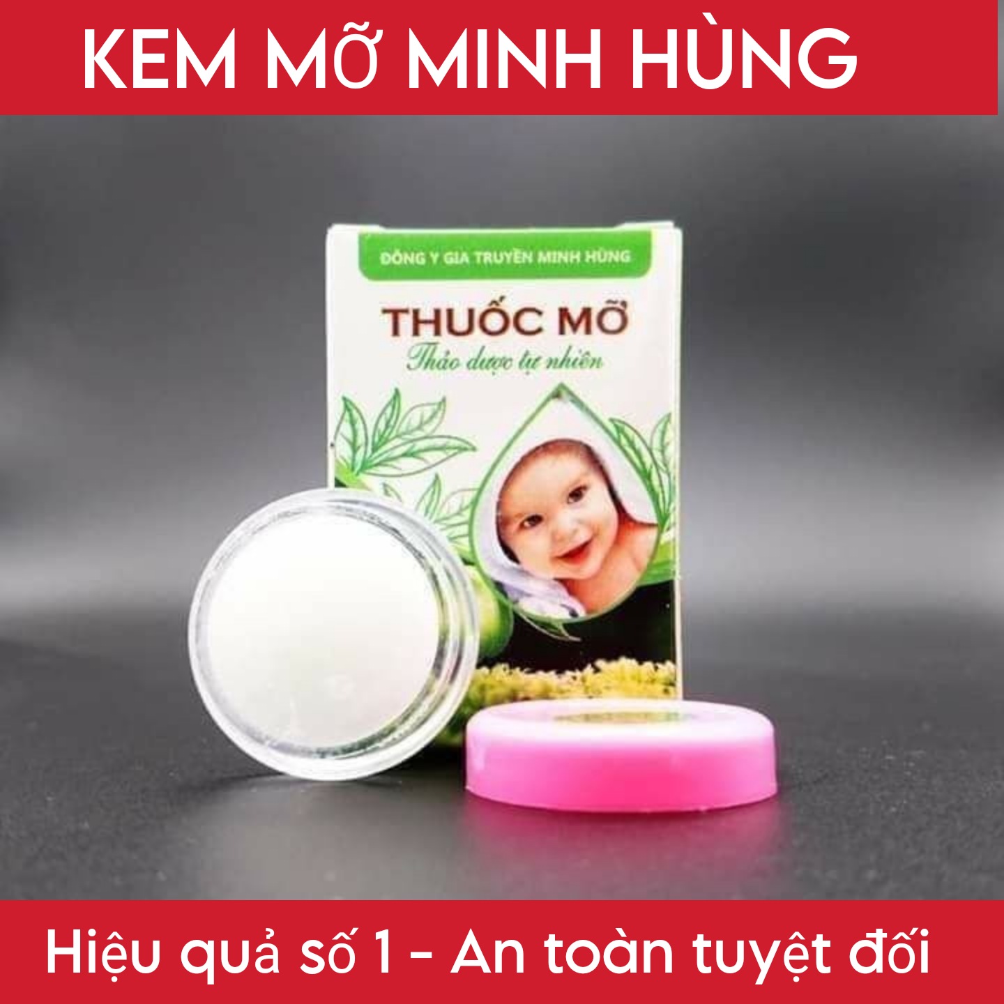 [Chính Hãng] Kem mỡ bôi da Minh Hùng