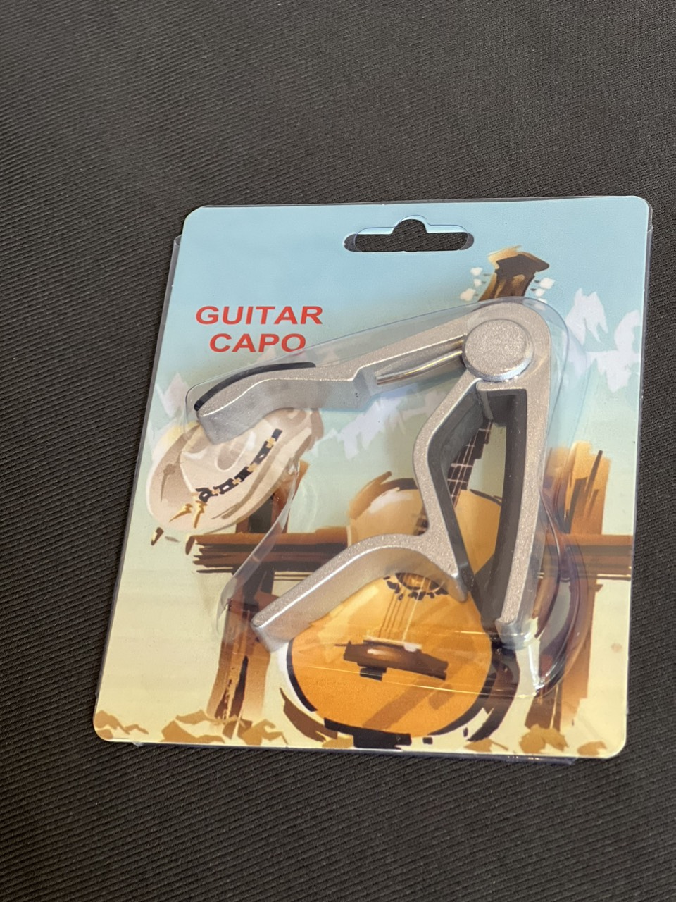 Capo guitar Vines màu bạc kẹp chặt