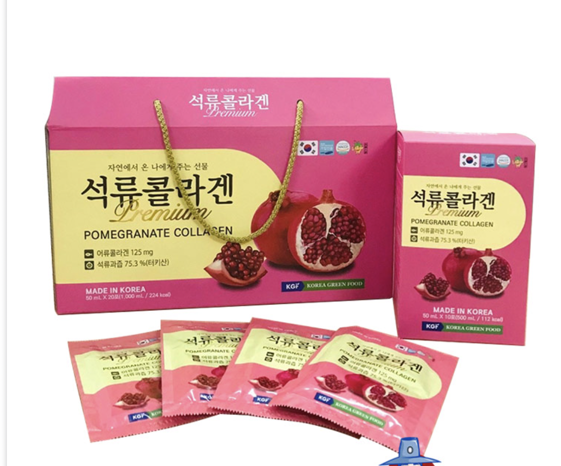 Nước Uống Collagen Lựu KGF (50ml X 20 Gói)