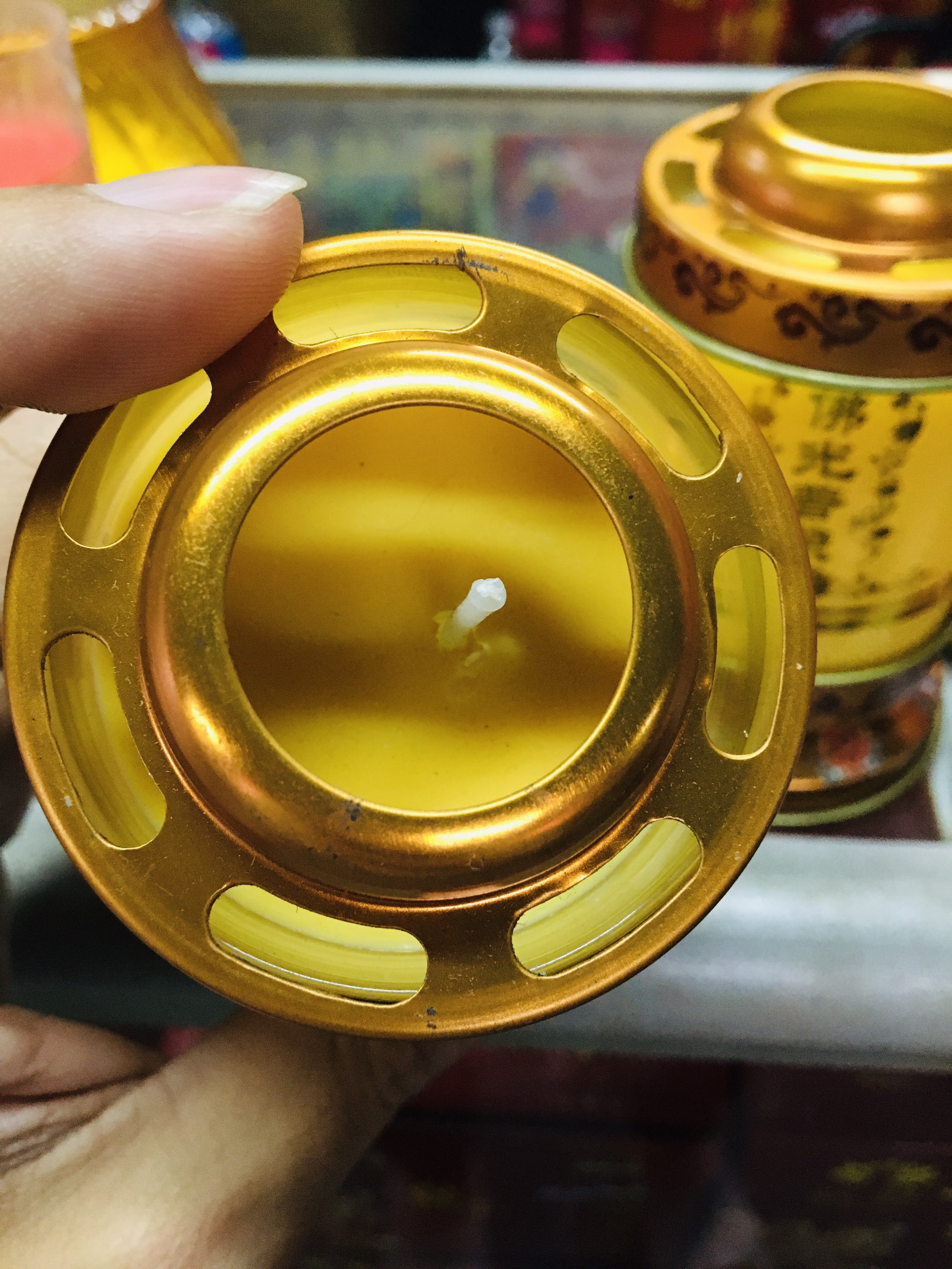 Đèn cầy, nến thủy tinh ( 1 ngày ) -  Văn phòng phẩm Nhơn Phát