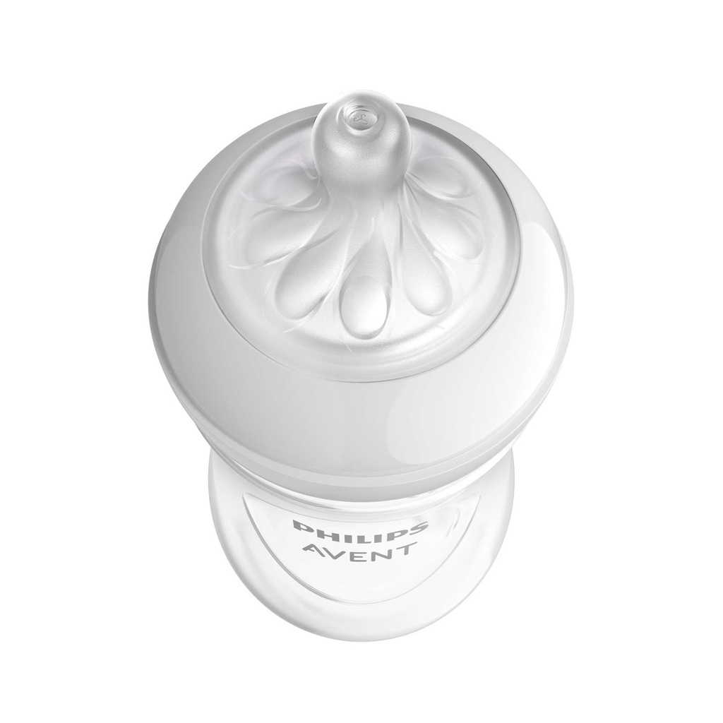 Bình sữa AVENT Natural 330ml mẫu mới ( Núm số 4 , 3 tháng +)