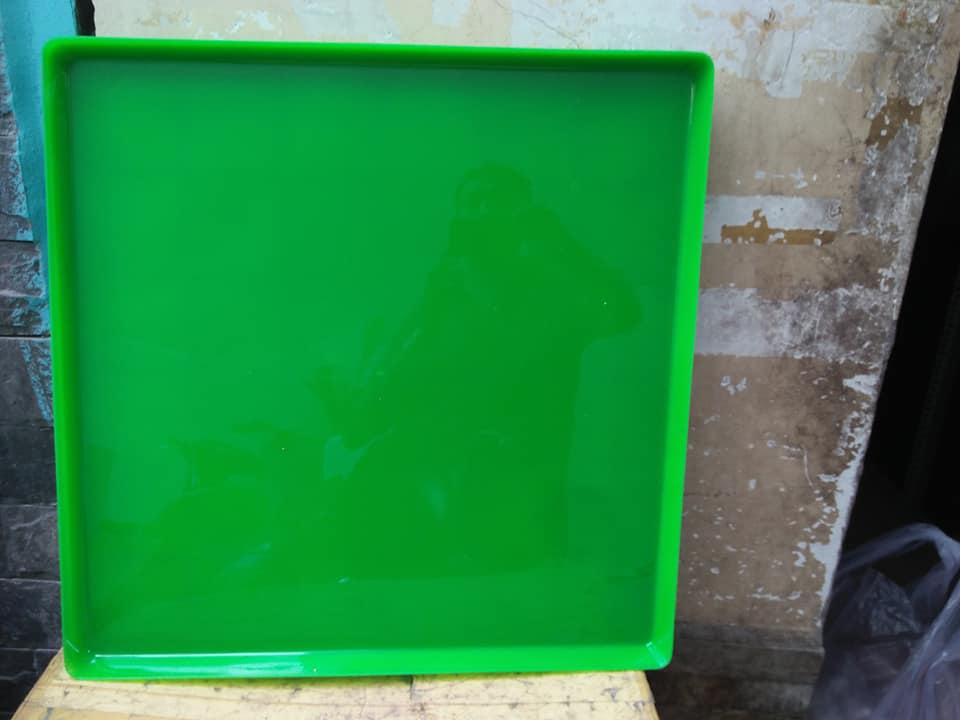 Combo 2 KHAY NHỰA 60 VUÔNG HỨNG PHÂN CHIM, PHÂN GÀ LOẠI DẺO
