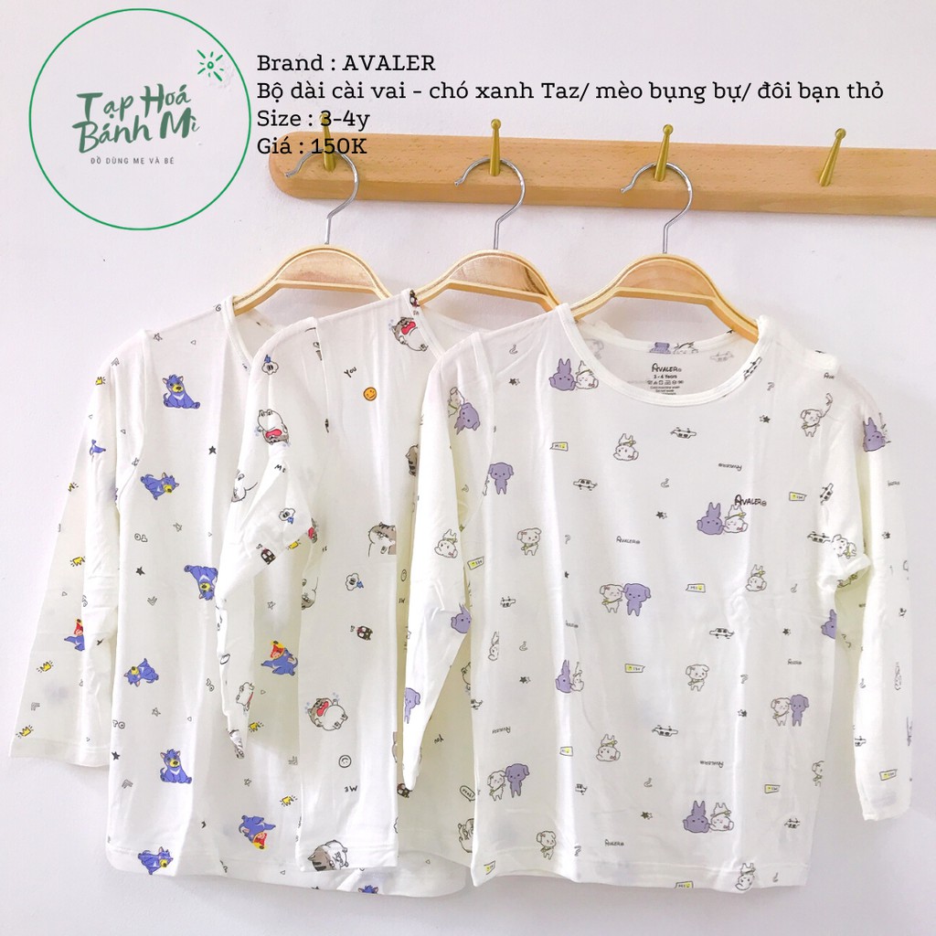 [HCM]Bộ dài cài vai Avaler - size 3-4 tuổi - 3 mẫu