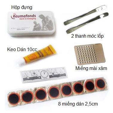 Bộ Dụng Cụ Vá Xăm Xe Đạp Tiện Ích