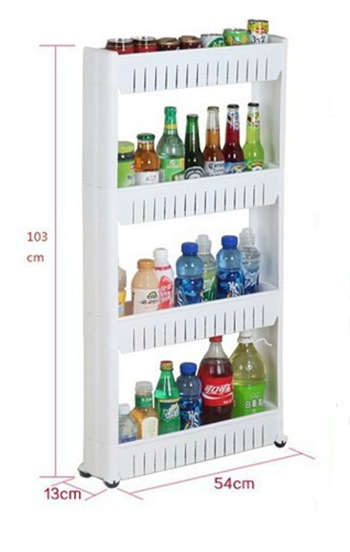 kệ 3 tầng có bánh xe