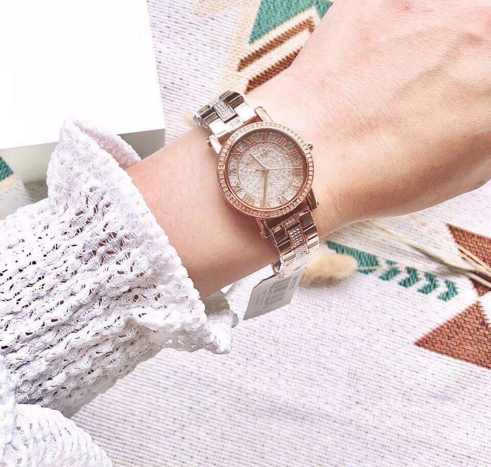 Đồng hồ MK nữ Authentic - Đồng hồ Michael Kors nữ Authentic MK3776 & MK3775