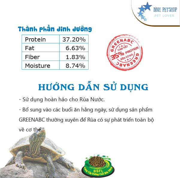 Thức ăn cho Rùa Nước - Turtle