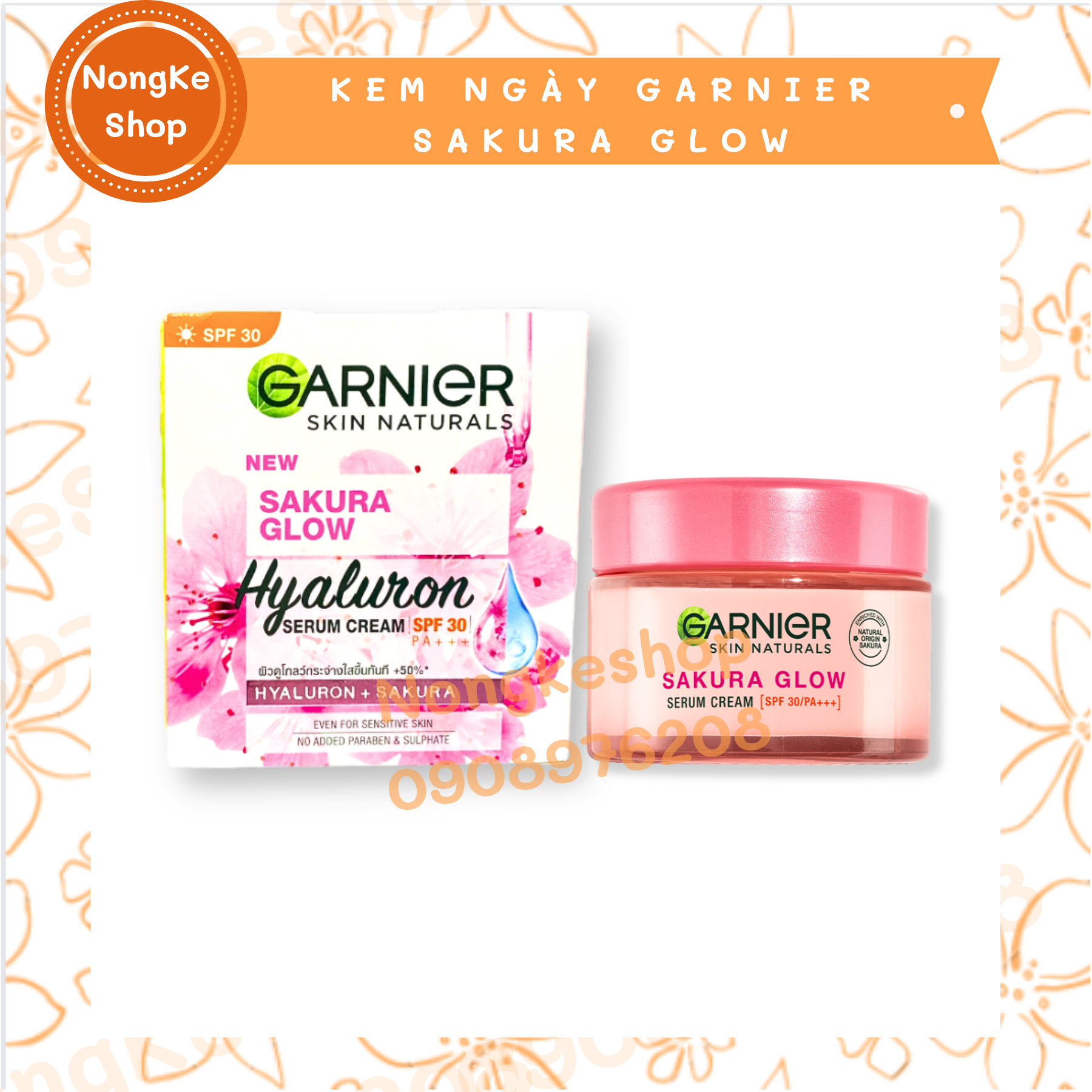 Kem dưỡng da ban ngày Garnier 50gr Thái Lan