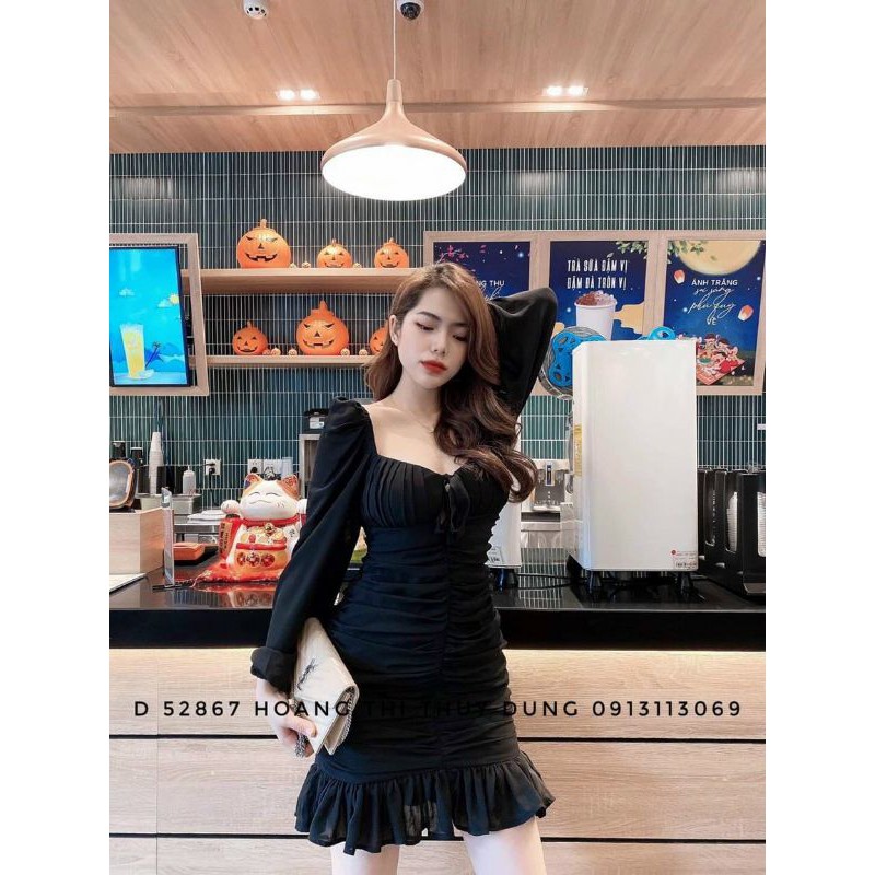 [HCM]ĐẦM BODY ĐUÔI CÁ NHÚN