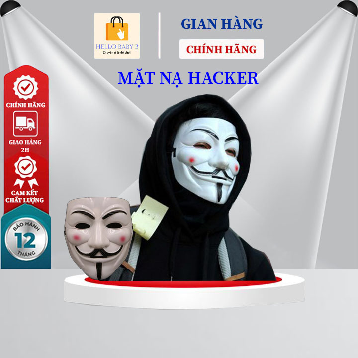 Mặt nạ Hacker mặt nạ Anonymous hóa trang