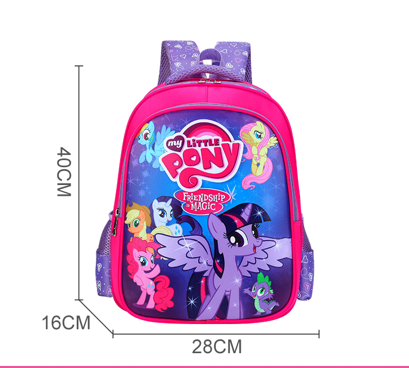 [LỚP 2 ĐẾN LỚP 5] Balo học sinh tiểu học hình mèo kitty, công chúa elsa, ngựa Pony dễ thương, cặp sách cấp 1 cho bé gái chống thấm nước