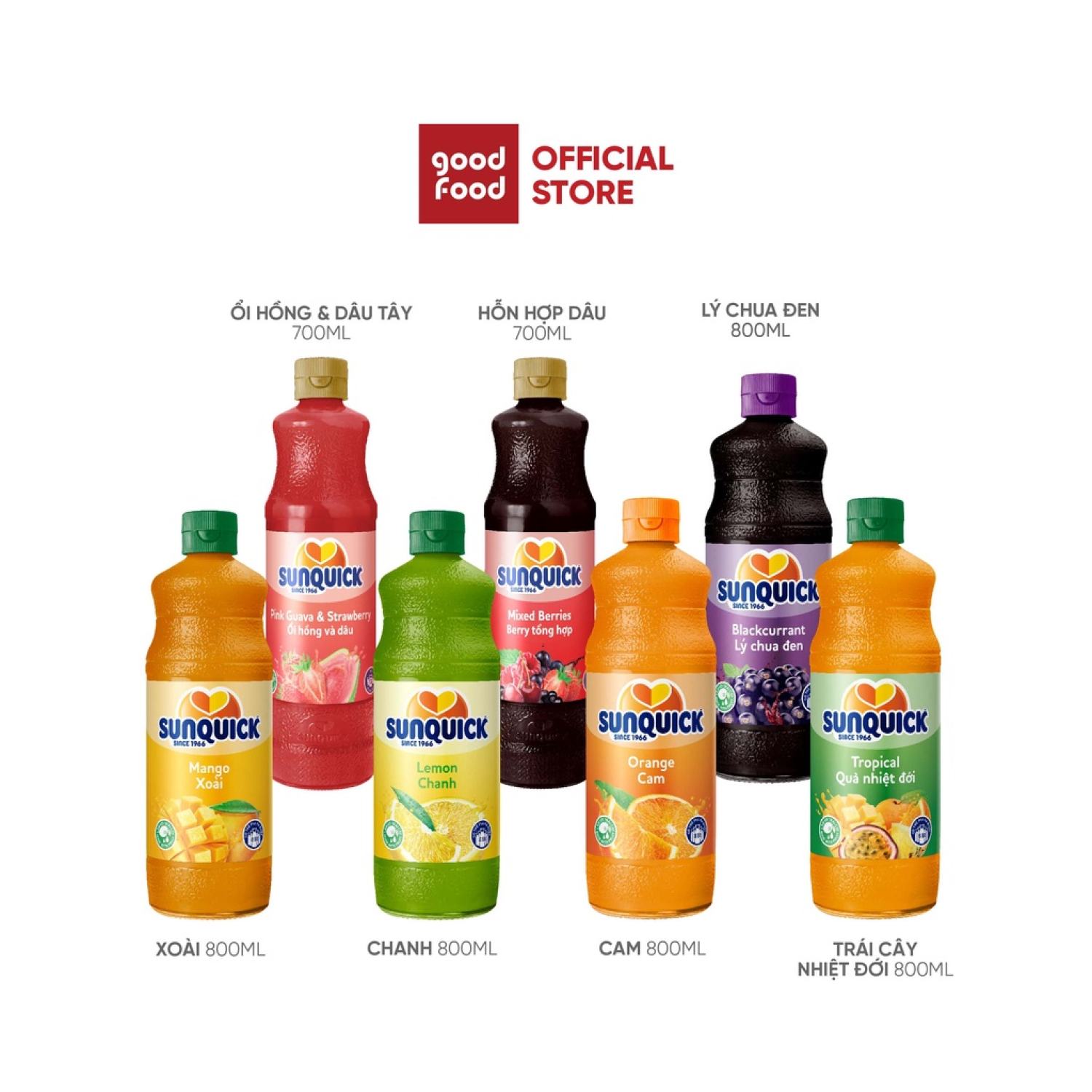 Nước ép chanh Sunquick Lemon 800ml