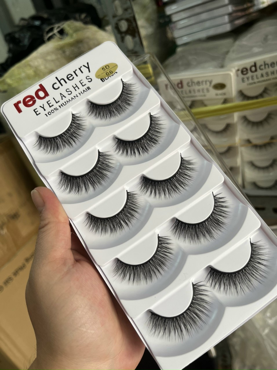 Mi giả 3D Red Cherry Eyelashes đủ số hot