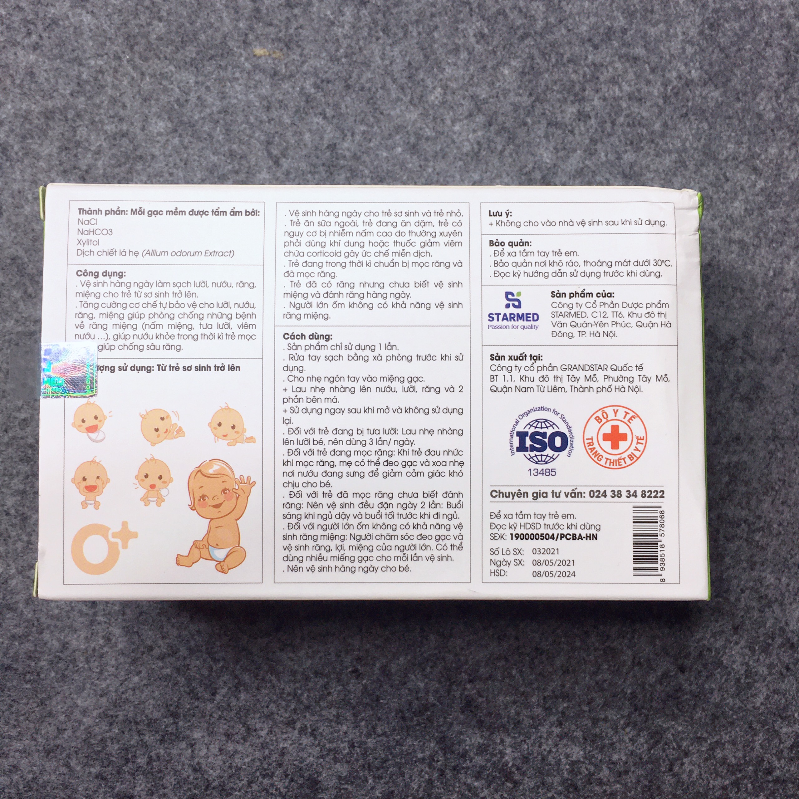 Gạc rơ lưỡi DR.PAPIE
