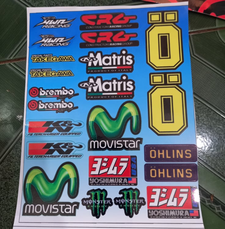 Tem tấm logo kt khoảng 20x25cm