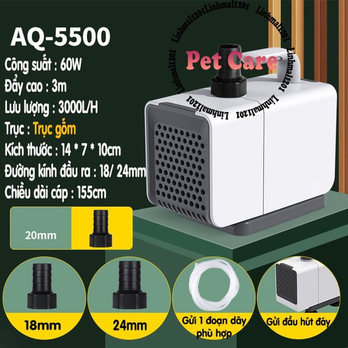 Máy bơm nước sobo aq-5500 - máy bơm nước bể cá