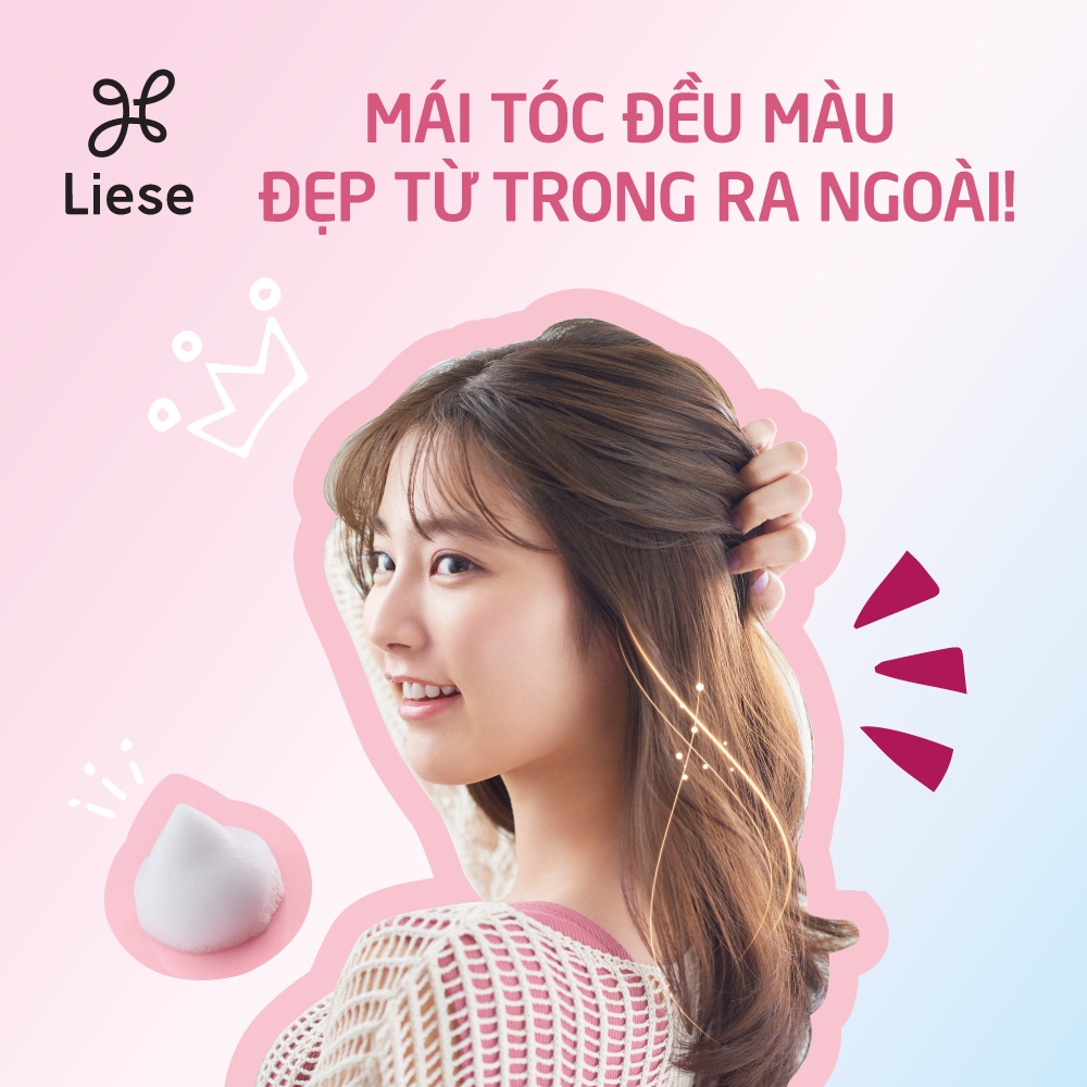 Thuốc Nhuộm Tóc Dạng Bọt Liese Prettia 108ml
