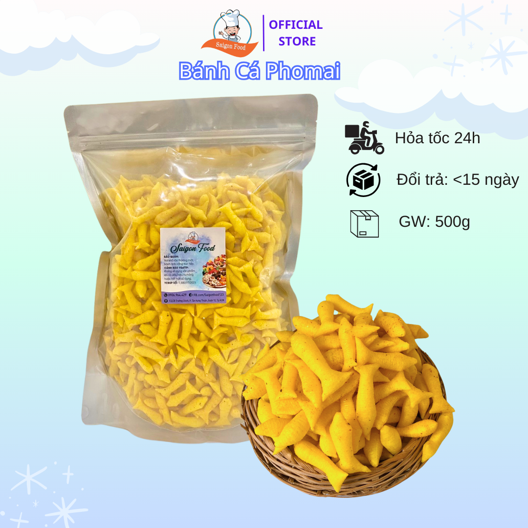 Bánh cá vị phomai siêu giòn