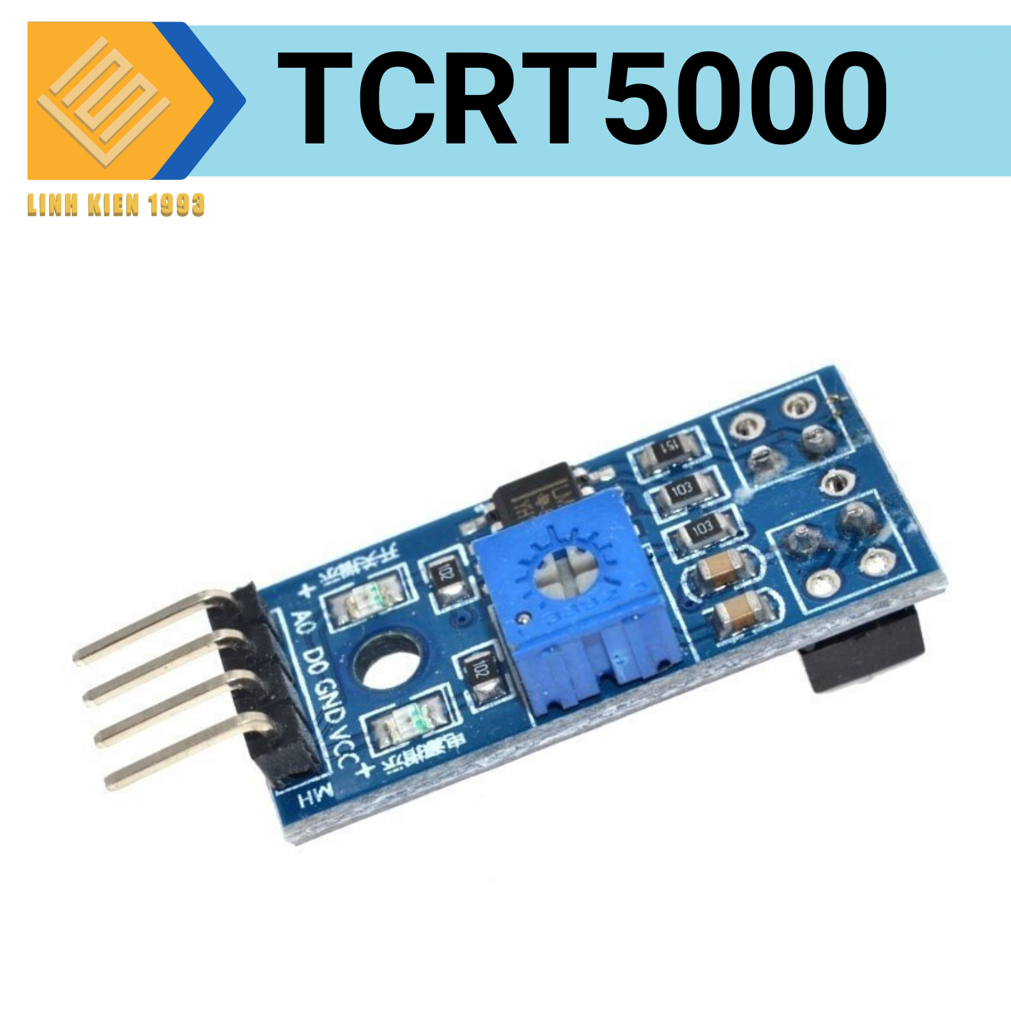 Cảm biến dò line TCRT5000 Line Follower Sensor 1 kênh