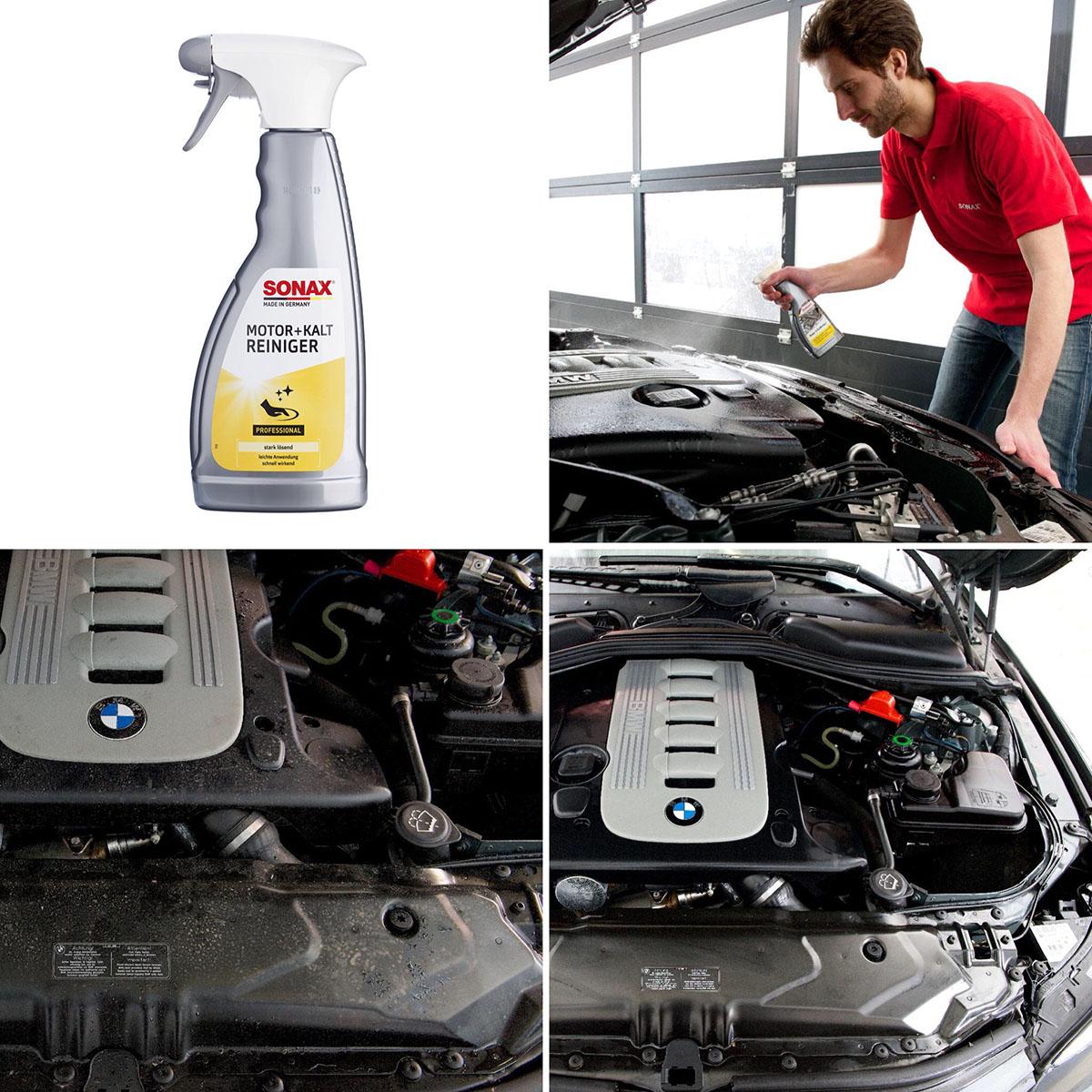 Dung dịch vệ sinh khoang động cơ Sonax Engine cold cleaner 500ml