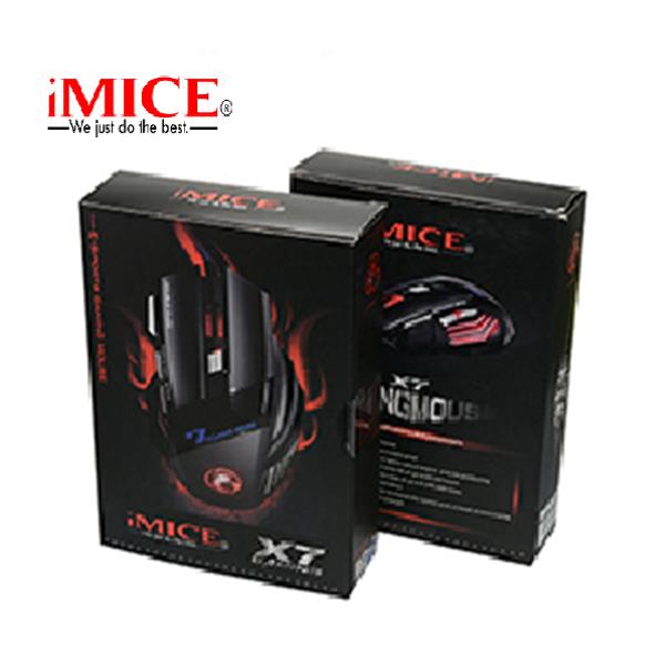CHUỘT PC CHUYÊN GAME IMICE X7 LED 7 MÀU DÂY DÙ