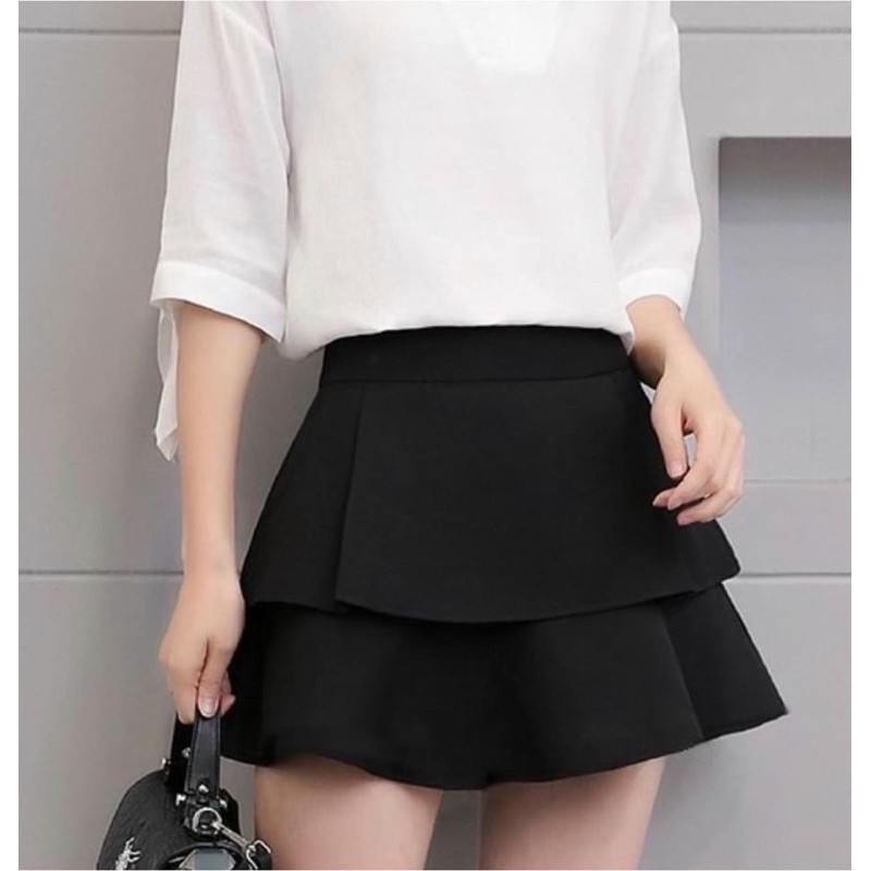 Chân váy 2 tầng có quần trong Big size