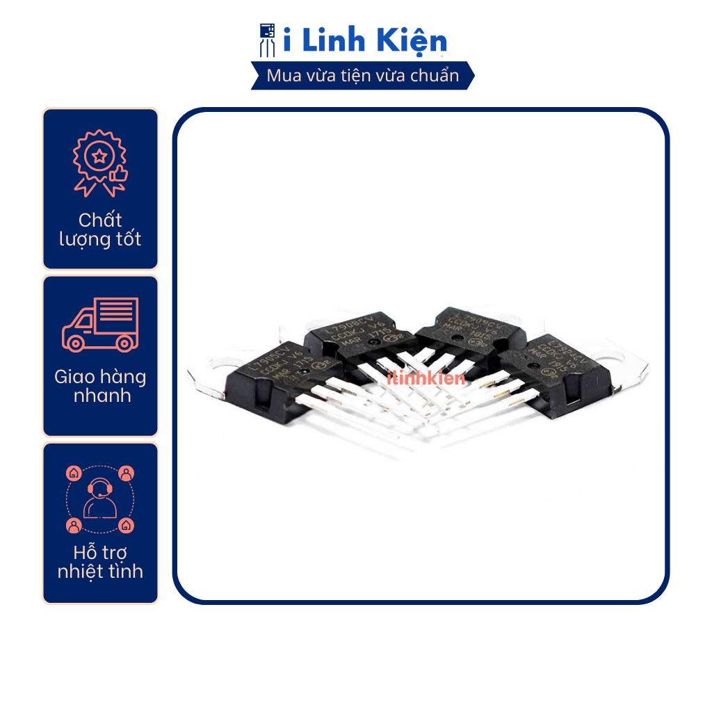 Ic nguồn 7905/7908/7909/7912/7915/7918/7924 to-92 loại tốt.