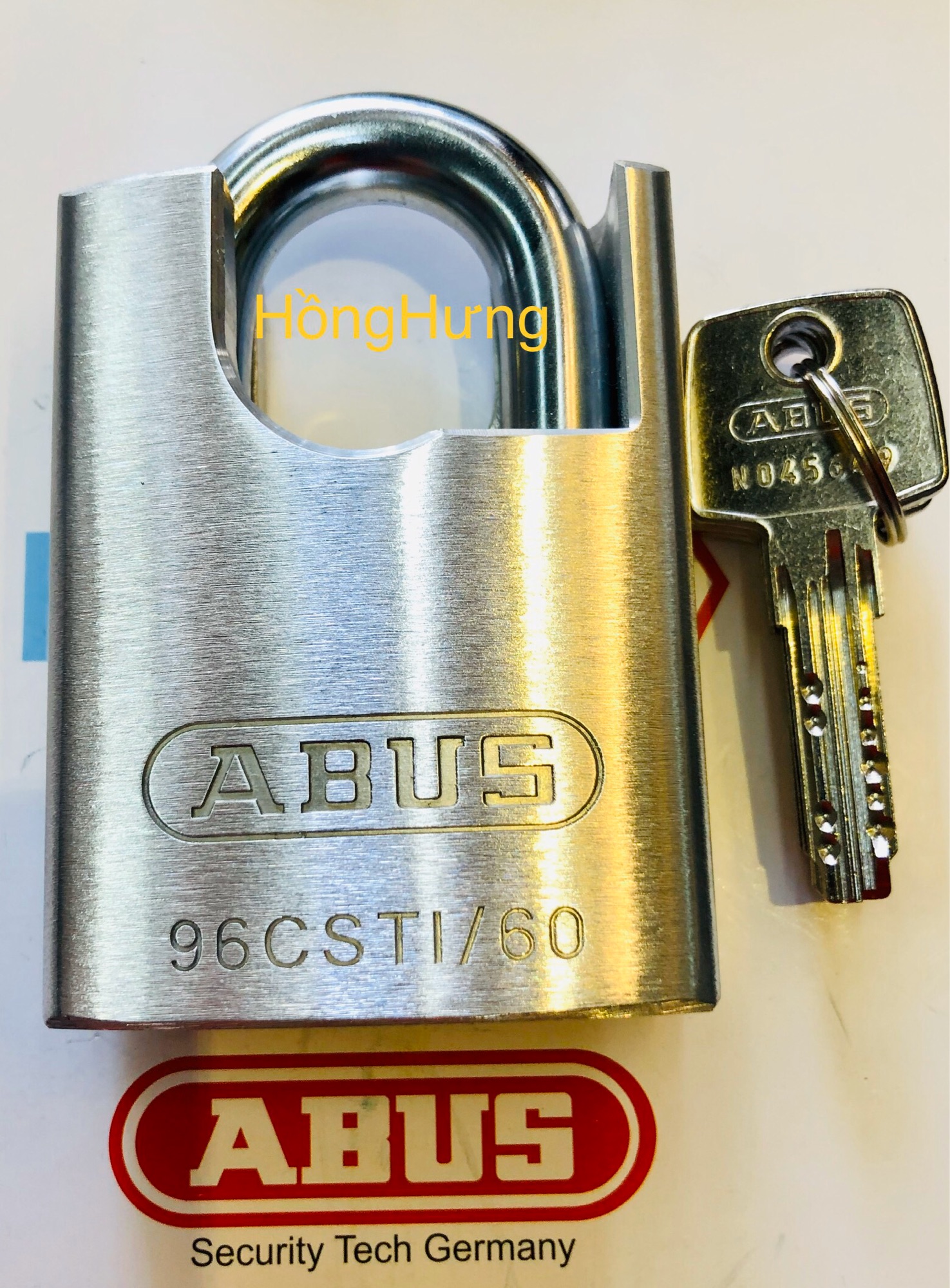 [HCM]ABUS 96CSTI/60 KHOÁ ABUS CHỐNG CẮT TITALIUM 96CSTI/60MM_4 CHÌA VI TÍNH CAO CẤP