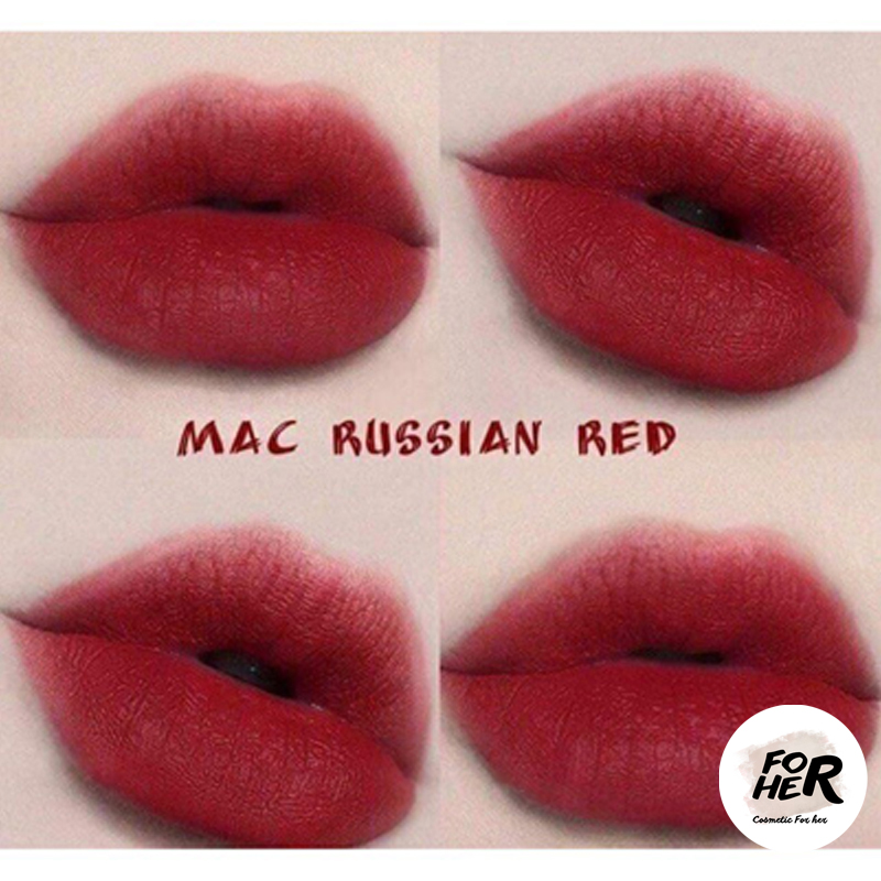 Son MAC Matte Màu 612 Russian Red - Màu Đỏ Cổ Điển