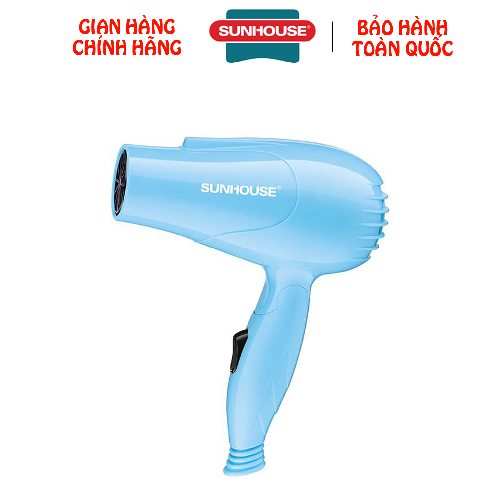 Máy sấy tóc Sunhouse SHD2305 -  Sấy tóc công suất 650W - Máy sấy tóc 2 mức nhiệt - Máy sấy tóc du lịch - Máy sấy tóc gấp gọn - bảo hành 12 tháng - Giới hạn 2 sản phẩm/khách hàng