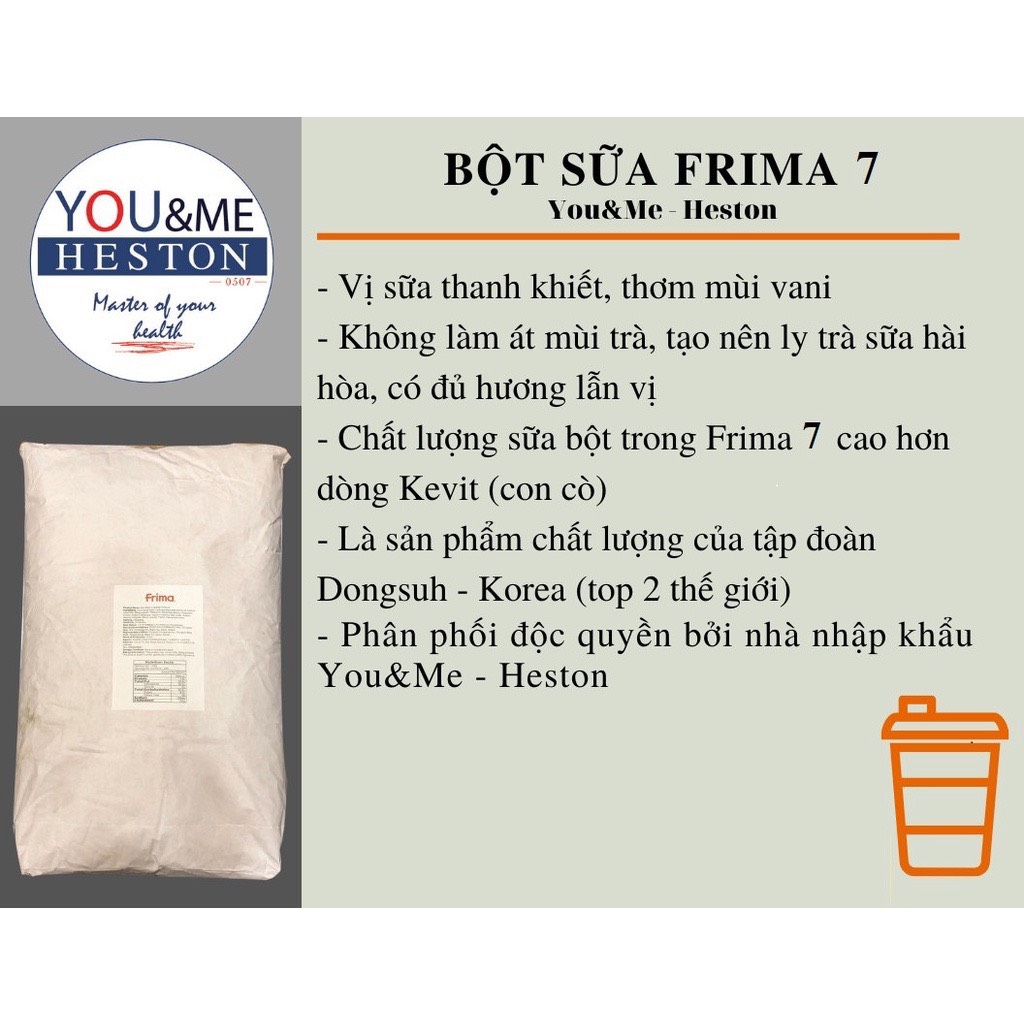 [Chính Hãng] Bột sữa Frima 7 Hàn Quốc 1kg