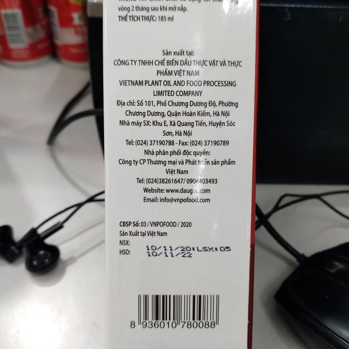 DẦU GẤC G8 185ML - CBA-DG-01