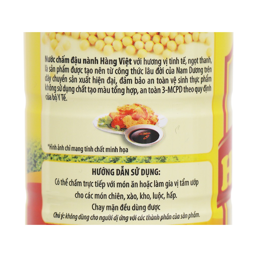 Nước tương Hàng Việt Nam Dương chai (500ml)