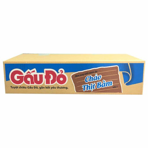 1 thung 50 gói cháo gấu đỏ
