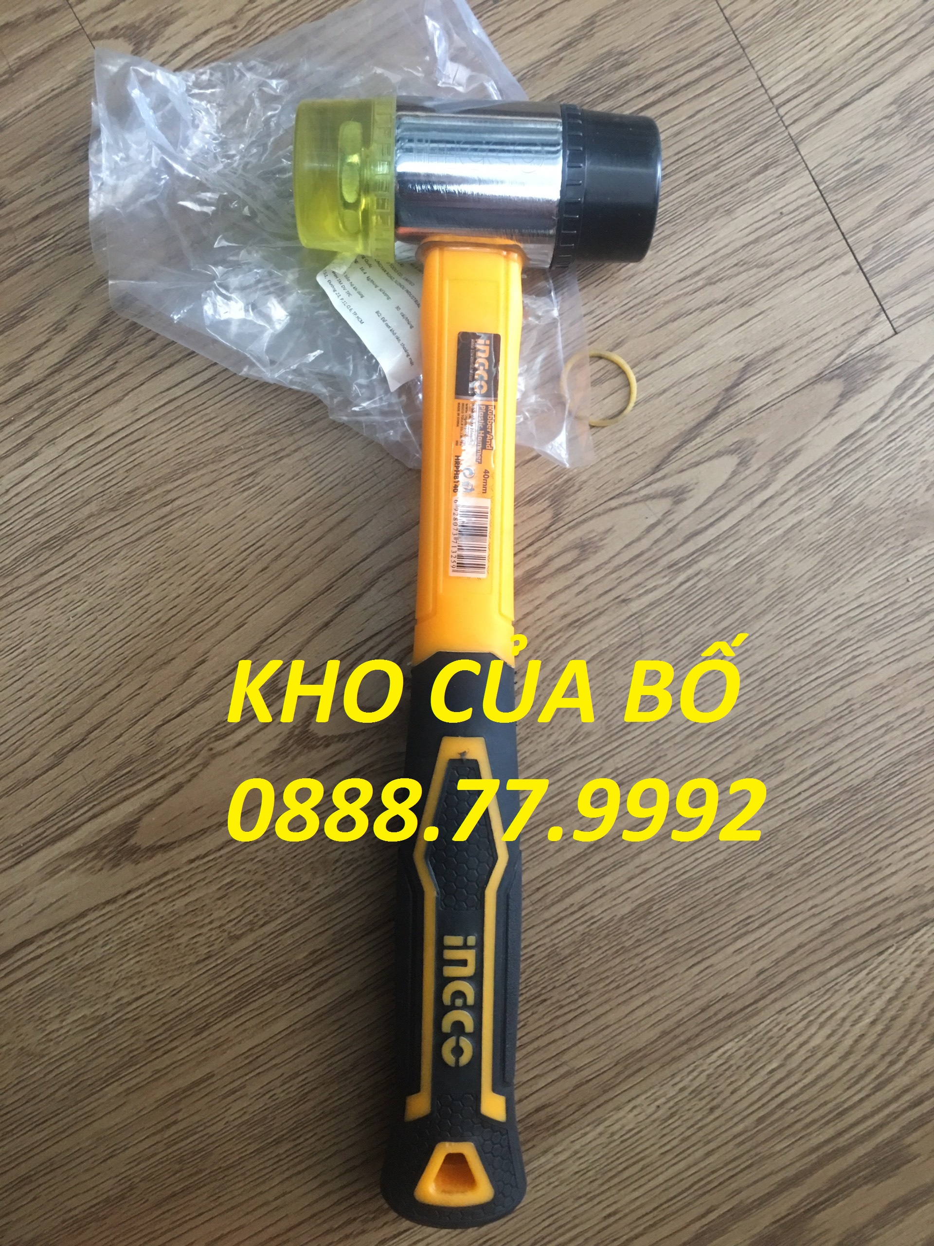 Búa đầu nhựa & cao su ingco hrph8140