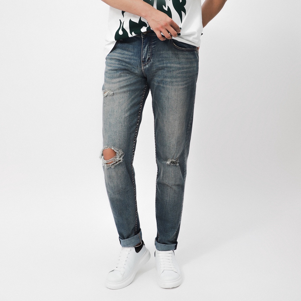 Quần jean nam dài bigsize form slimfit - nhiều màu