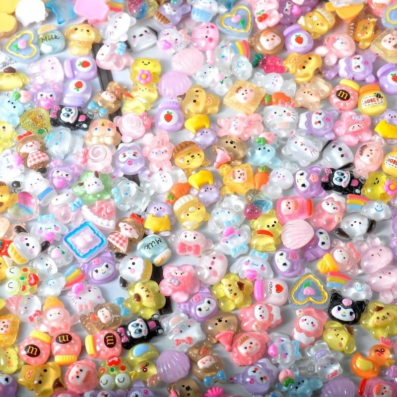 SET 10 CHARMS TRANG TRÍ DIY, TOPLOADER, DECOR