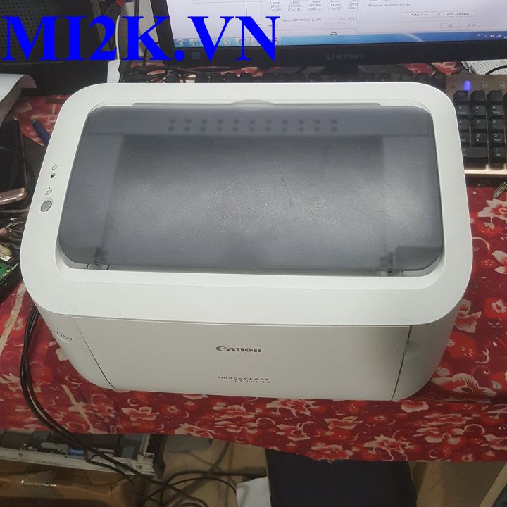 Máy In Văn Phòng 1 mặt nhỏ gọn - canon 6030 ( Tặng Hộp Mực Đa Năng - Dây Nguồn , Cáp in Mới 100% Đi Theo Máy )