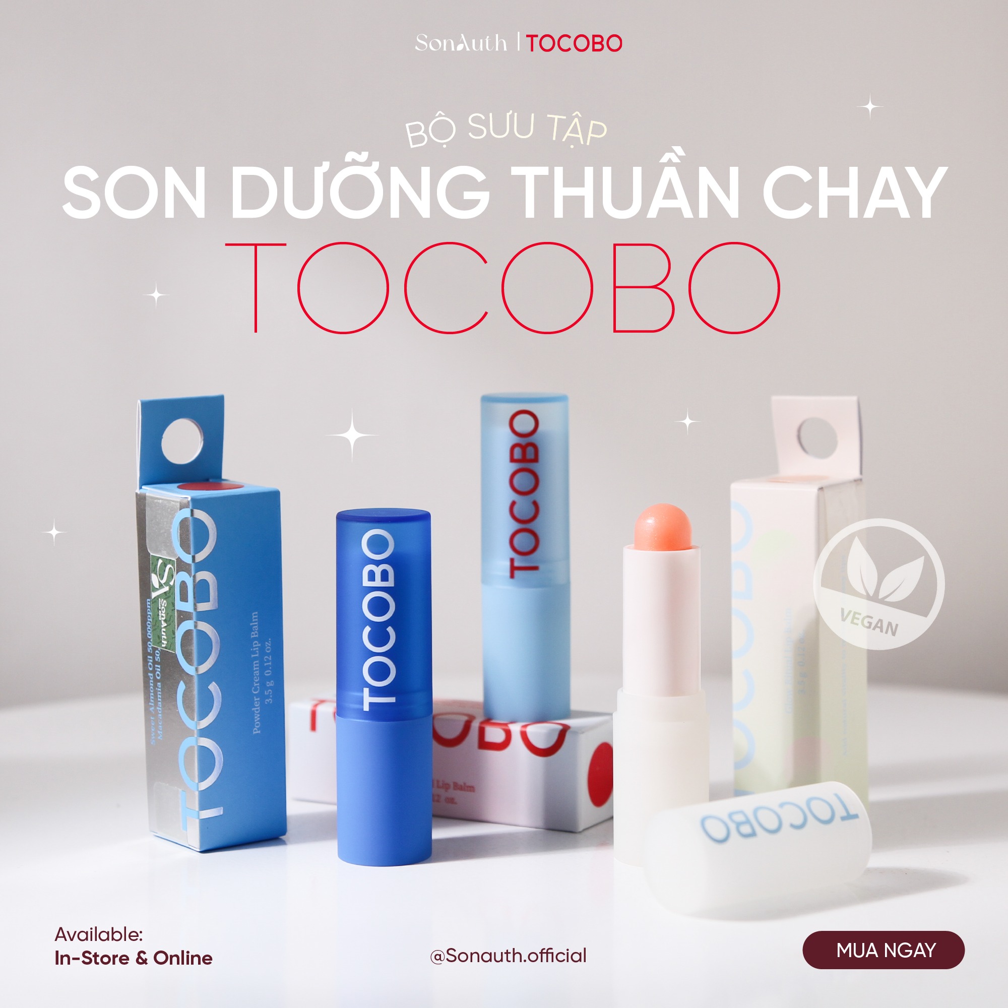 Son dưỡng Tocobo Lip Balm 3.5g