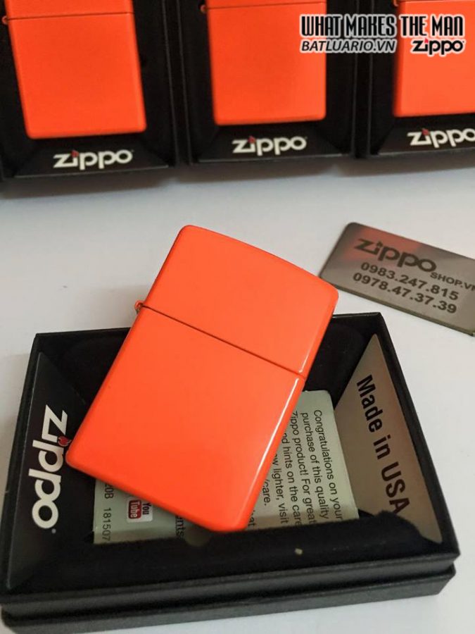 Bật lửa Zippo 28888 – Zippo Neon Orange Matte