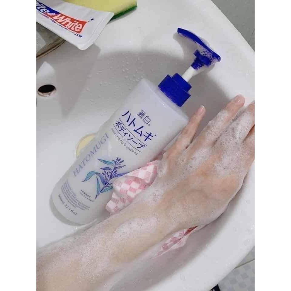 Sữa tắm trắng da ý dĩ hatomugi Nhật Bản 800ml