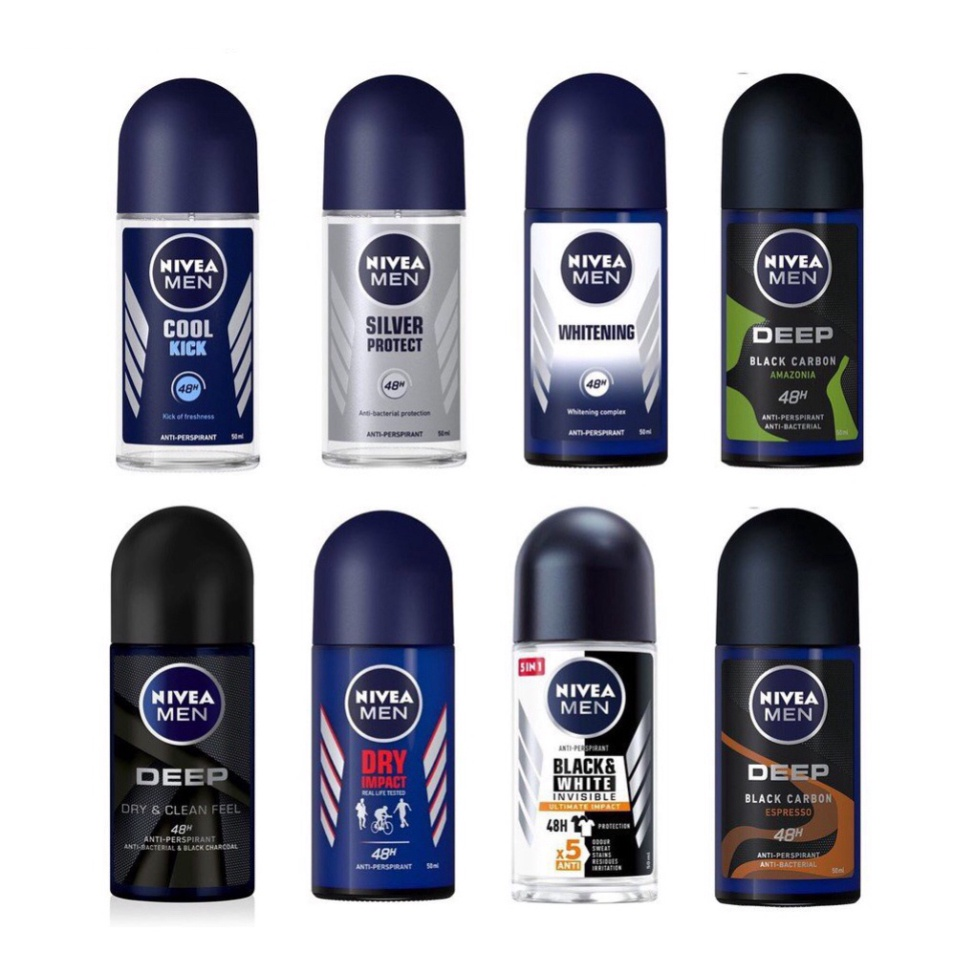 Lăn Khử Mùi Nivea Men Roll-On Deodorant 25ml - 50ml