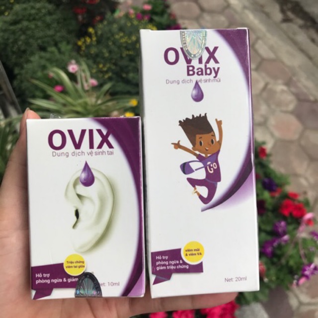 Dung dịch vệ sinh mũi Ovix Baby 20ml