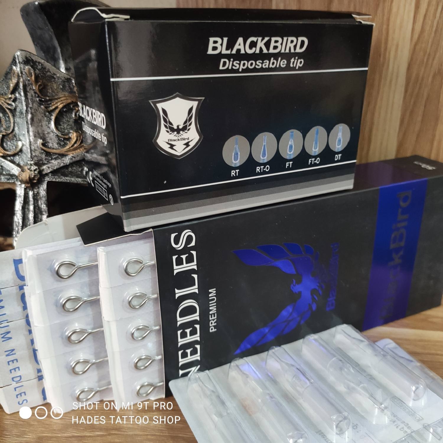 Bộ kim xăm + ngòi 9RL đi nét Black Bird