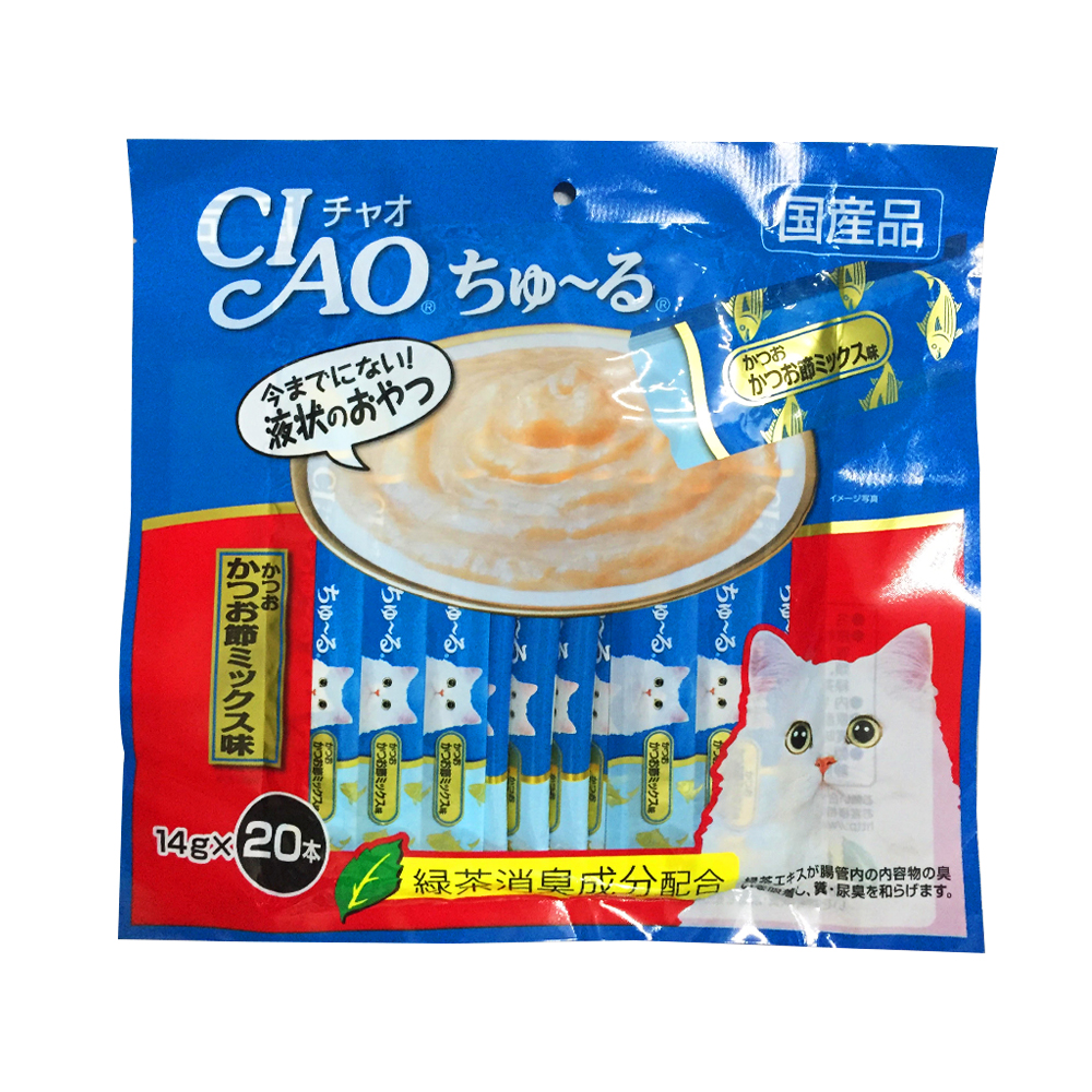 Ciao churu - Soup thưởng cho mèo dạng sốt (Hàng Thái)