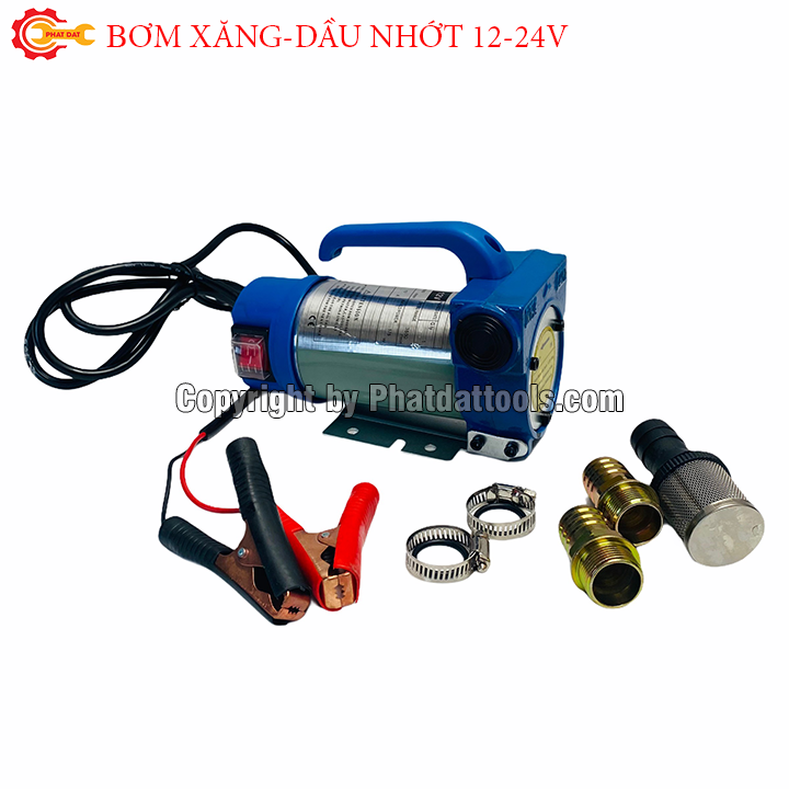 Máy bơm xăng dầu 12V-24V-Máy bơm,hút nhiên liệu lỏng.