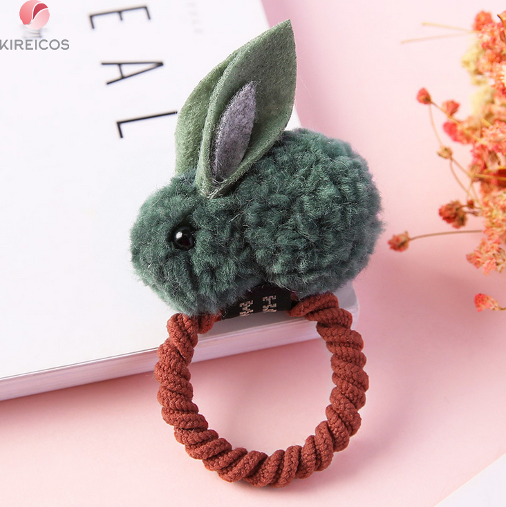 [HCM]Cột Tóc Hình Thỏ 3D Xinh Xắn Dễ Thương Cho Bé Gái